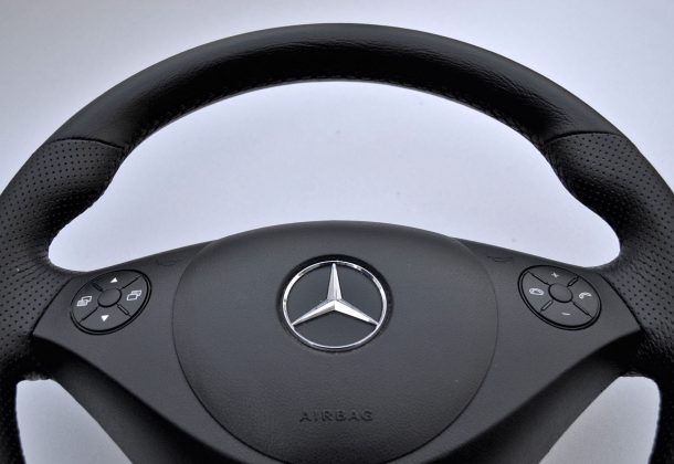 Mercedes steering wheel leather restore