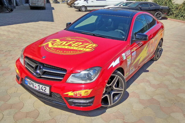 Mercedes W204 Lightning Mcqueen